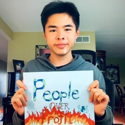 George Zhang, a climate activist